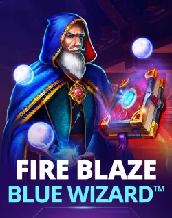 Popular Casino Games - Fire Blaze: Blue Wizard