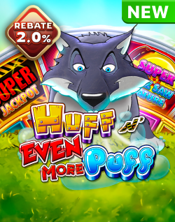 Best Online Casinos' Live Slots -  Huff n'Even More Puff