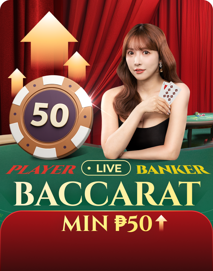 Popular Casino Games - Min ₱50 Baccarat